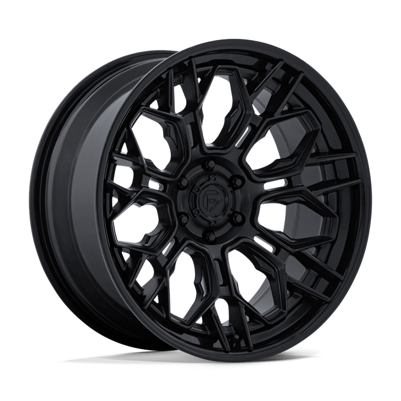 Fuel Off-Road | FC409 HIVE 20x10 ET-18 - MATTE BLACK W/ GLOSS BLACK LIP