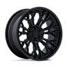 Fuel Off-Road | FC409 HIVE 22x10 ET-18 - MATTE BLACK W/ GLOSS BLACK LIP