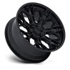 Fuel Off-Road | FC409 HIVE 22x10 ET-18 - MATTE BLACK W/ GLOSS BLACK LIP