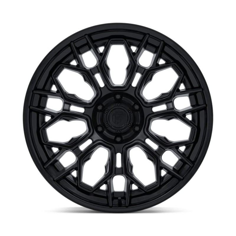 Fuel Off-Road | FC409 HIVE 22x10 ET-18 - MATTE BLACK W/ GLOSS BLACK LIP