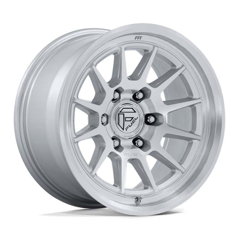 Fuel Off-Road | FC902 SPUR 17x8.5 ET25 - GLOSS SILVER W/ MACHINED FACE