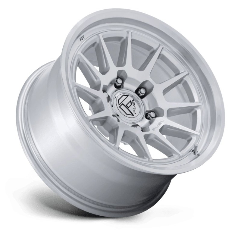 Fuel Off-Road | FC902 SPUR 17x8.5 ET25 - GLOSS SILVER W/ MACHINED FACE