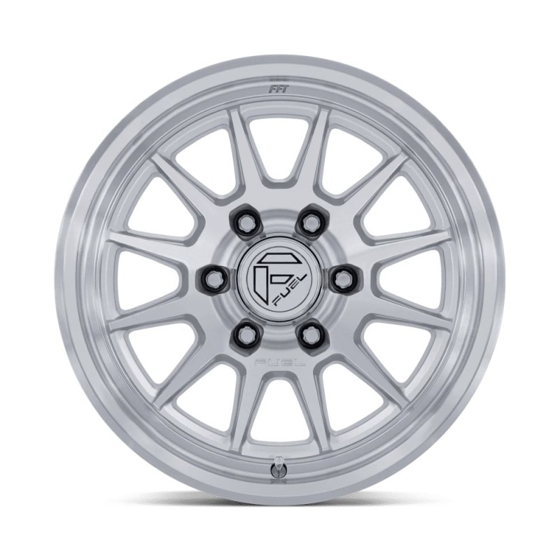 Fuel Off-Road | FC902 SPUR 17x8.5 ET25 - GLOSS SILVER W/ MACHINED FACE