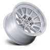 Fuel Off-Road | FC902 SPUR 17x9 ET-12 - GLOSS SILVER W/ MACHINED FACE