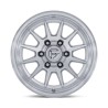 Fuel Off-Road | FC902 SPUR 17x9 ET-12 - GLOSS SILVER W/ MACHINED FACE