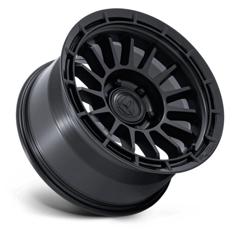 Fuel Off-Road | FC905 ASCEND 17x9 ET-12 - MATTE BLACK W/ GLOSS BLACK LIP