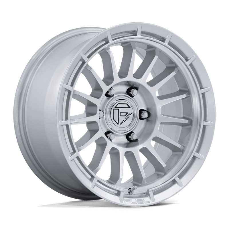 Fuel Off-Road | FC905 ASCEND 17x9 ET-12 - GLOSS SILVER W/ MACHINED FACE
