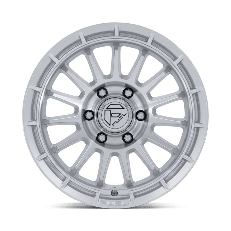 Fuel Off-Road | FC905 ASCEND 17x9 ET-12 - GLOSS SILVER W/ MACHINED FACE