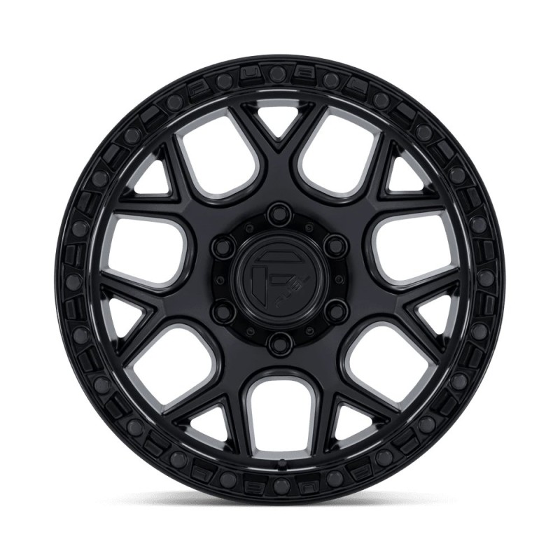 Fuel Off-Road | FC908 PUMA 20x9 ET1 - MATTE BLACK W/ GLOSS BLACK LIP