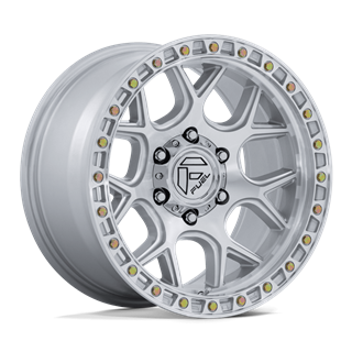 Fuel Off-Road | FC908 PUMA 17x9 ET1 - GLOSS SILVER W/ MACHINED FACE