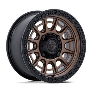 Fuel Off-Road | FV832 CYCLE UTV 15x7 ET38 - MATTE BRONZE W MATTE BLACK LIP