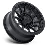 Fuel Off-Road | FV866 PISTON UTV 15x7 ET38 - MATTE BLACK W/ GLOSS BLACK LIP