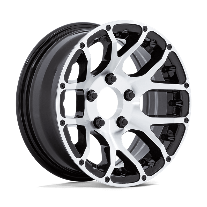 Helo | HE1825 14x6 ET-6 - GLOSS BLACK MACHINED