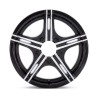 Helo | HE1827 14x6 ET-6 - GLOSS BLACK MACHINED