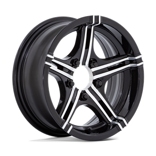 Helo | HE1827 15x6 ET-6 - GLOSS BLACK MACHINED