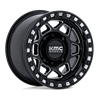 KMC | KS241 TORX UTV BEADLOCK 15x7 ET38 - GLOSS BLACK MILLED