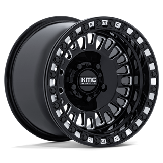 KMC | KS242 AZTEC UTV BEADLOCK 15x10 ET0 - GLOSS BLACK MILLED