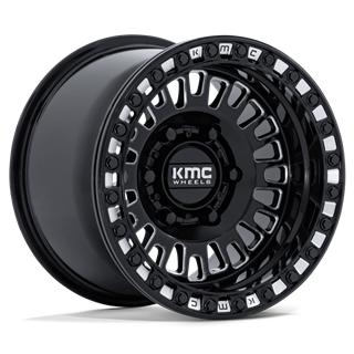 KMC | KS242 AZTEC UTV BEADLOCK 15x10 ET0 - GLOSS BLACK MILLED