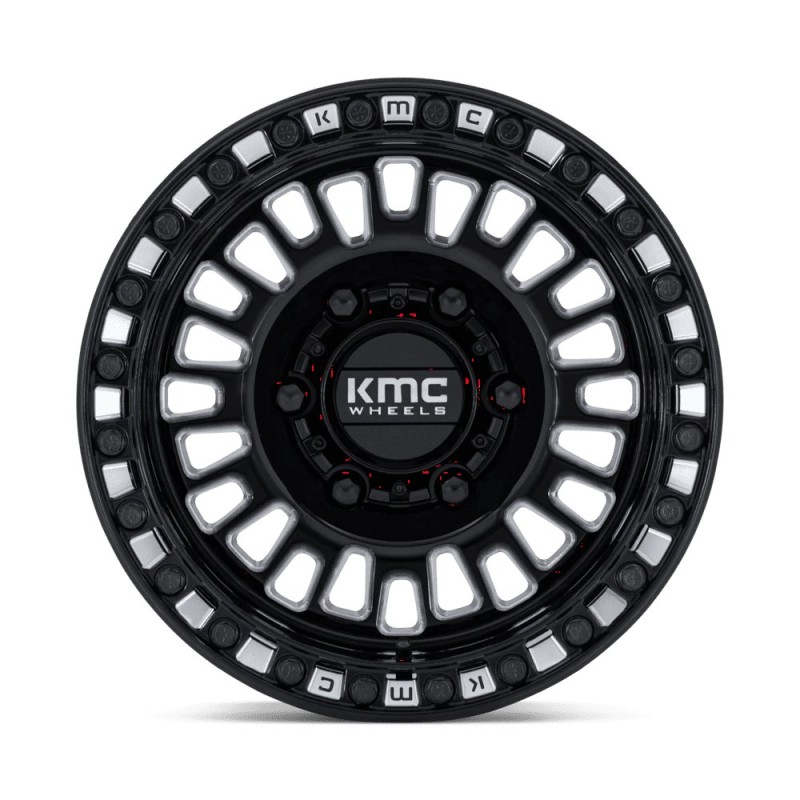 KMC | KS242 AZTEC UTV BEADLOCK 15x10 ET0 - GLOSS BLACK MILLED