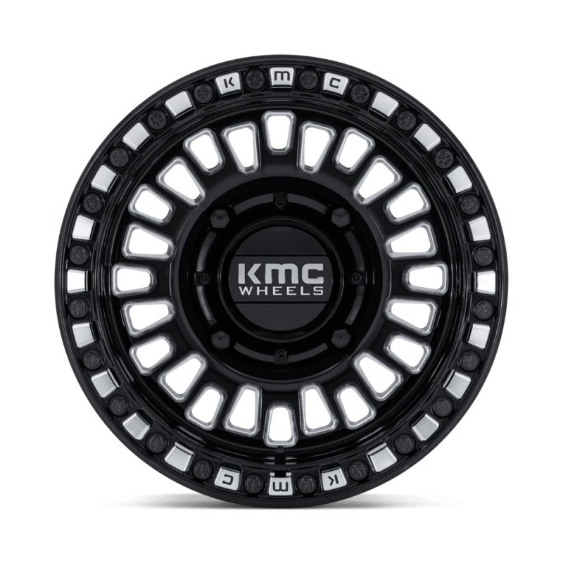 KMC | KS242 AZTEC UTV BEADLOCK 15x7 ET38 - GLOSS BLACK MILLED