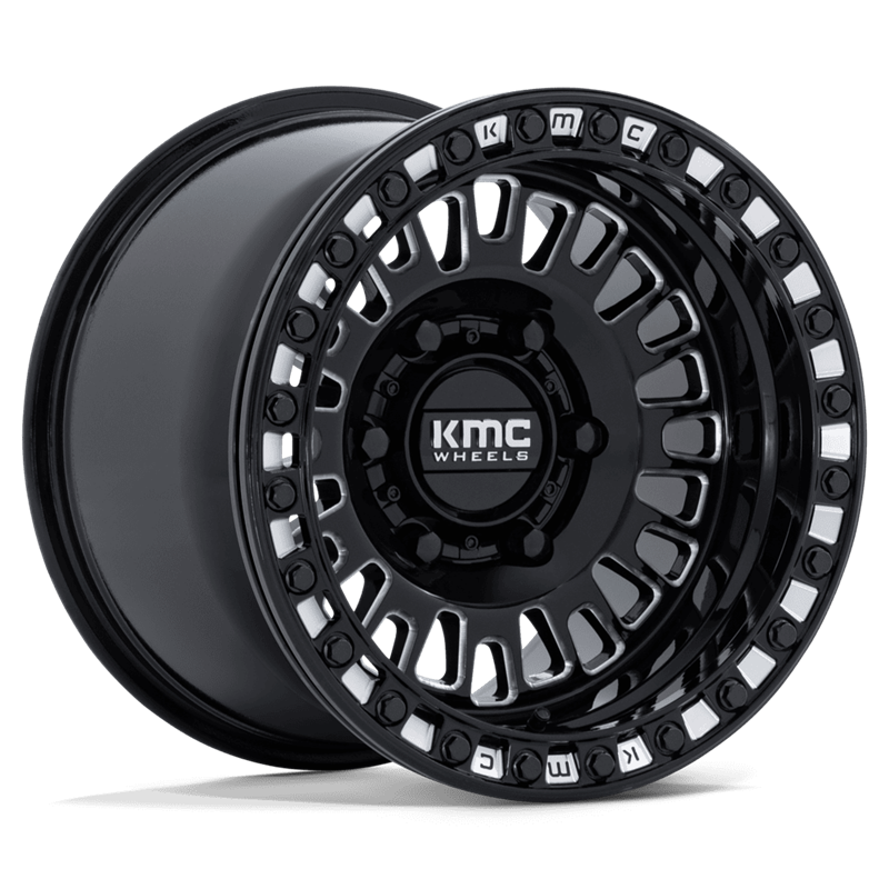 KMC | KS242 AZTEC UTV BEADLOCK 15x7 ET38 - GLOSS BLACK MILLED