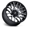 Moto Metal | MO816 OVERLOOK 20x10 ET-18 - GLOSS BLACK W/ MACHINED FACE