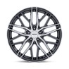 Petrol | PE004 P3E 17x8 ET40 - GLOSS GUNMETAL BRS-MACH FACE
