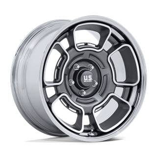 US Mag | UC147 FLAGSTAFF 20x10 ET6 - ANTHRACITE W/ MACH-FC & CHR-LP