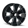 Trailer Wheels | 14 14x6 ET0 - Gloss Black Machined