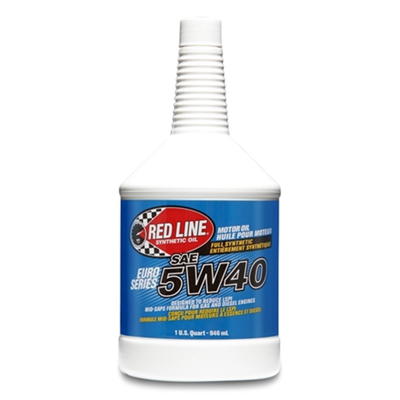 Red Line | Huile Moteur 5W40 EURO SERIES Red Line Oil Huiles Moteur