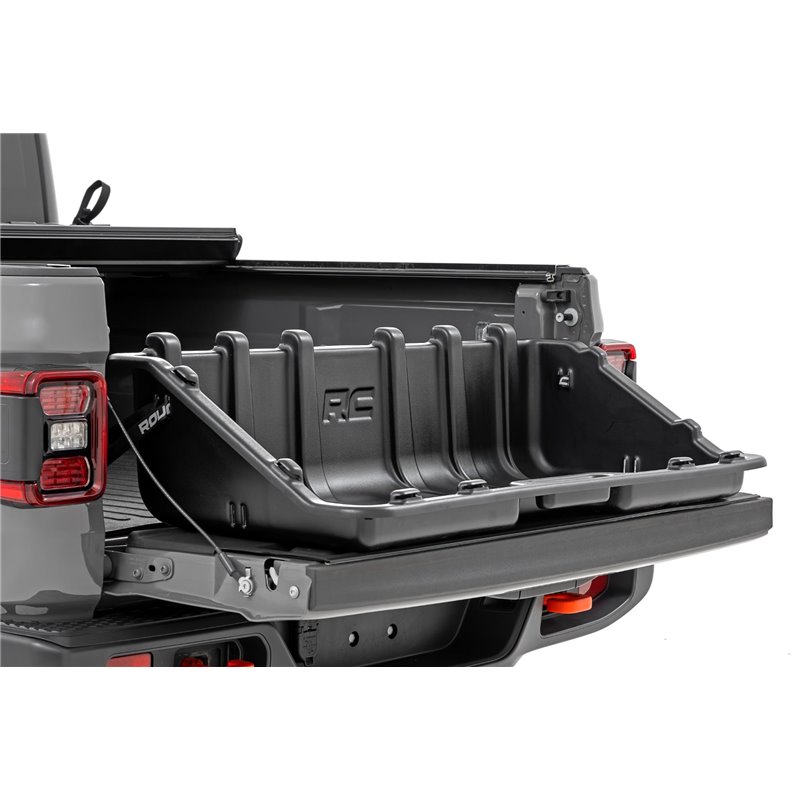 Rough Country | Truck Bed Cargo Storage Box - Maverick / Gladiator 2020-2025