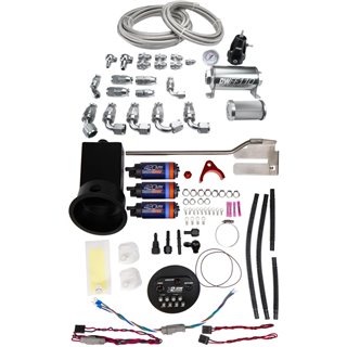 DeatschWerks | X2 Surge Module + DW420 Pumps + PTFE Plumbing Kit - 240SX / Skyline 1993-2000