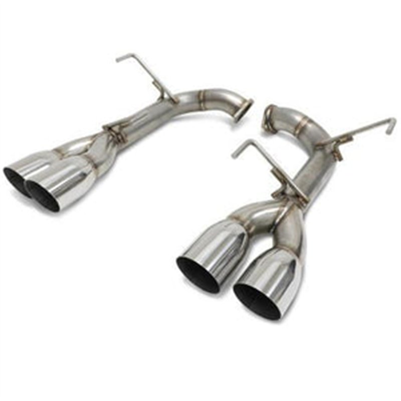 BLOX Racing | Axle-Back Exhaust Muffler Delete Kit, Polished - WRX / STi 2015-2021