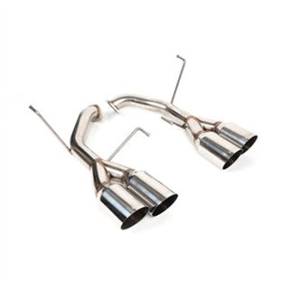 BLOX Racing | Axle-Back Exhaust Muffler Delete Kit, Polished - WRX / 2022-2026 BLOX Racing Axle-Back Exhausts