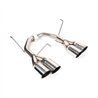 BLOX Racing | Axle-Back Exhaust Muffler Delete Kit, Polished - WRX / 2022-2026