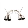 BLOX Racing | Axle-Back Exhaust Muffler Delete Kit, Black - WRX / 2022-2026