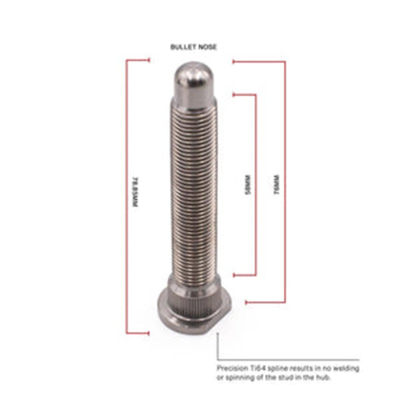 BLOX Racing | Titanium Wheel Studs M12x1.5 10pc - Honda
