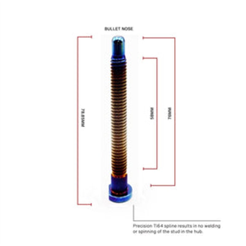 BLOX Racing | Titanium Wheel Studs M12x1.5 10pc - Honda