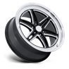 American Racing | AR953 GROOVE 6 DRAG 20x9.5 ET25 - GLOSS BLACK MILLED W/ DC LIP
