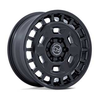 Black Rhino Hard Alloys | BR405 ROVER 18x8 ET32 - MATTE BLACK W/ GLOSS BLACK LIP