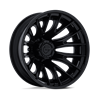 Fuel Off-Road | D406 CATALYST DUALLY 20x8.25 ET-202 - MATTE BLACK W/ GLOSS BLACK LIP