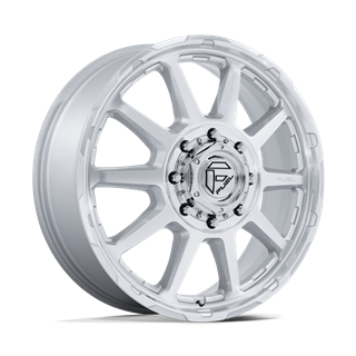 Fuel Off-Road | D912 CIRCUIT DUALLY 20x8.25 ET105 - GLOSS SILVER W/ MACHINED FACE