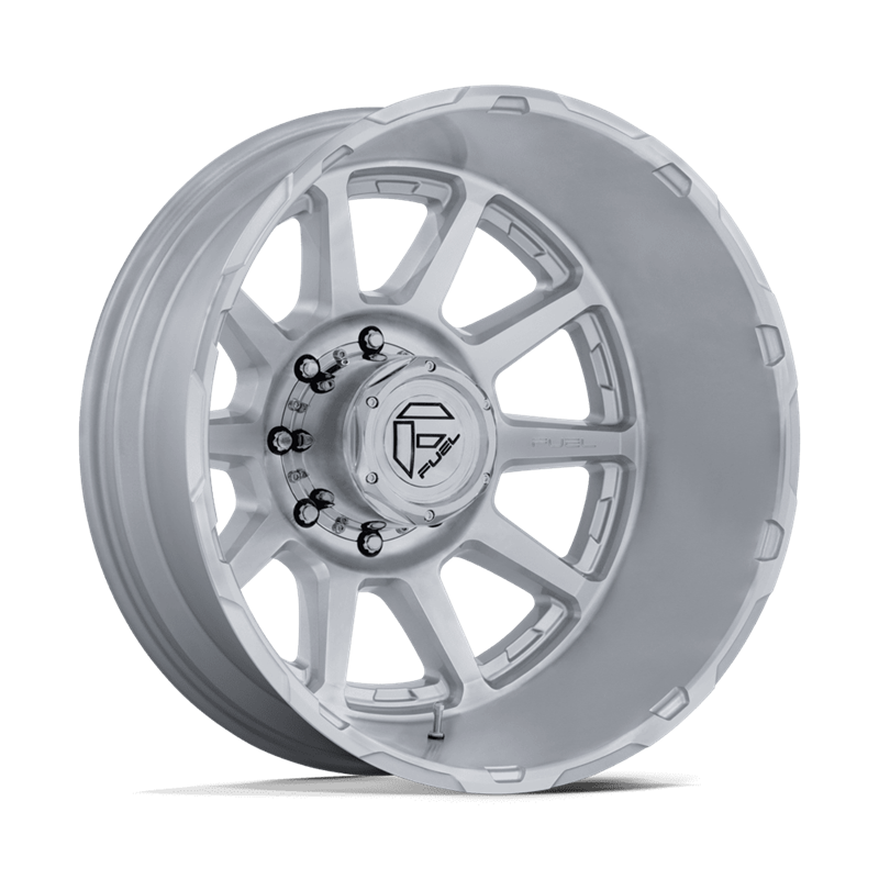 Fuel Off-Road | D912 CIRCUIT DUALLY 20x8.25 ET-202 - GLOSS SILVER W/ MACHINED FACE