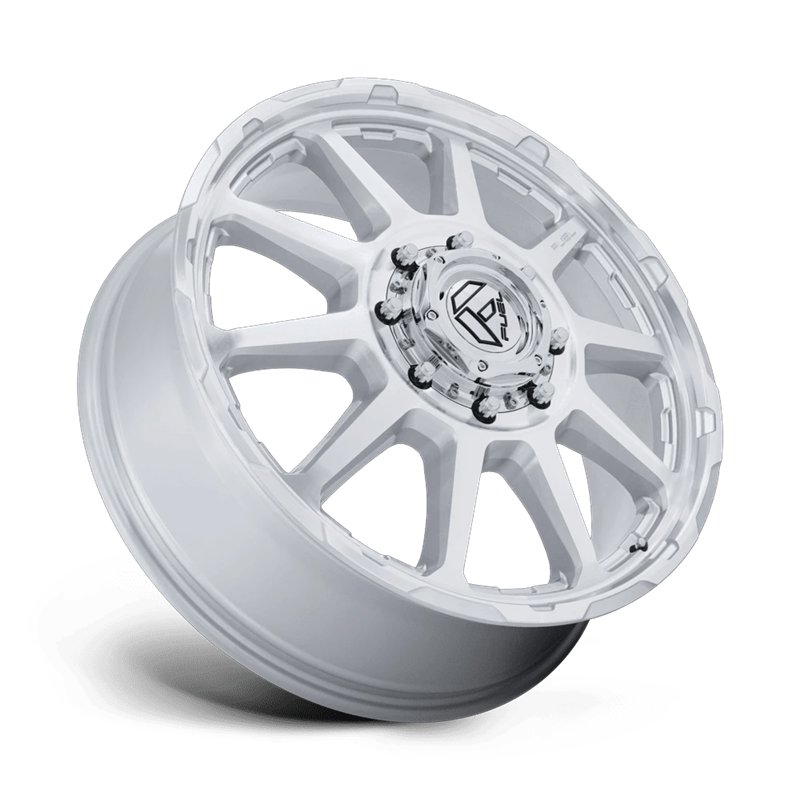 Fuel Off-Road | D912 CIRCUIT DUALLY 20x8.25 ET105 - GLOSS SILVER W/ MACHINED FACE