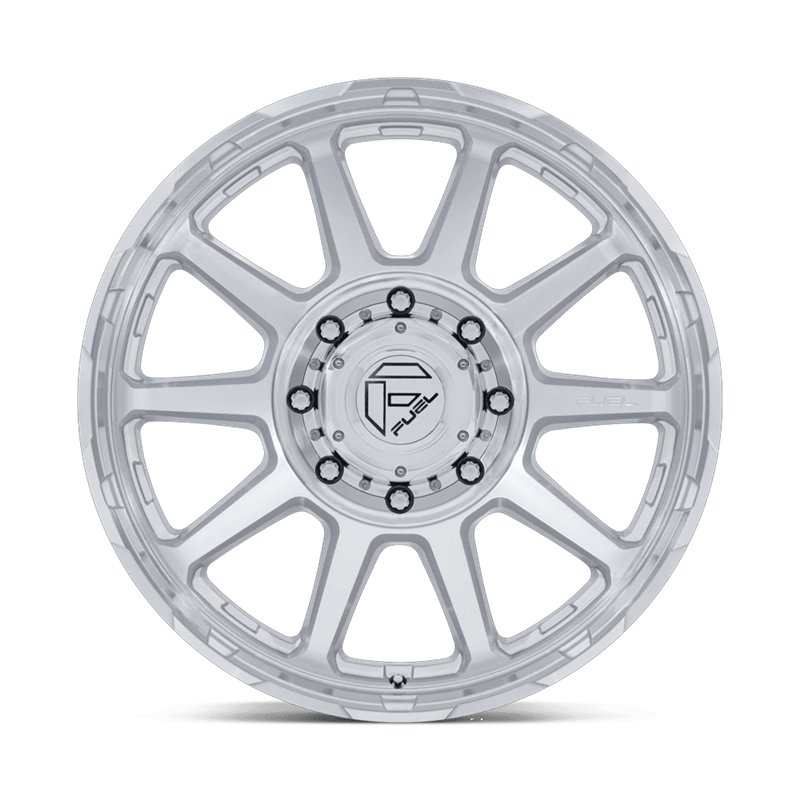 Fuel Off-Road | D912 CIRCUIT DUALLY 24x8.25 ET105 - GLOSS SILVER W/ MACHINED FACE