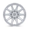 Fuel Off-Road | D912 CIRCUIT DUALLY 24x8.25 ET105 - GLOSS SILVER W/ MACHINED FACE