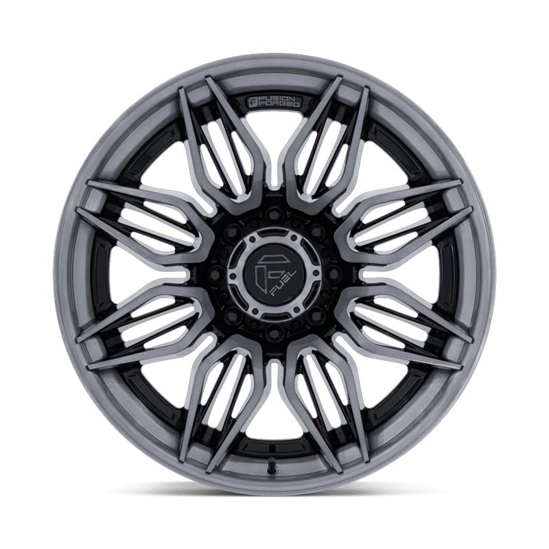 Fuel Off-Road | FC404 MUTINY 22x10 ET-18 - GLOSS BLACK BRUSHED DARK TINT
