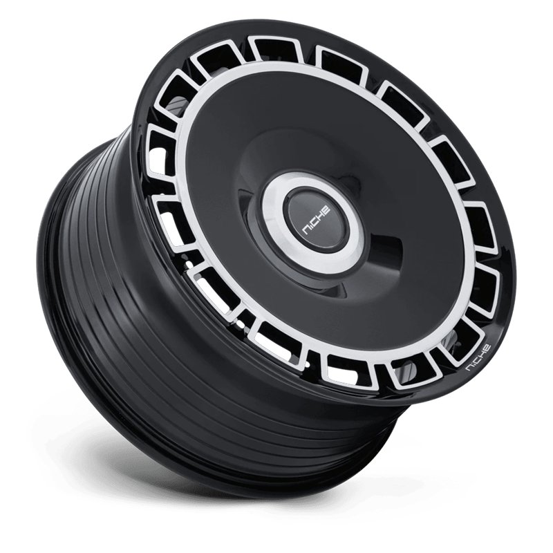 Niche Wheels | NC287 VENICE 20x9 ET20 - GLOSS BLACK W/ MACHINED FACE