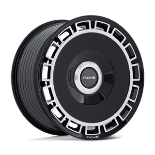 Niche Wheels | NC287 VENICE 22x9 ET20 - GLOSS BLACK W/ MACHINED FACE