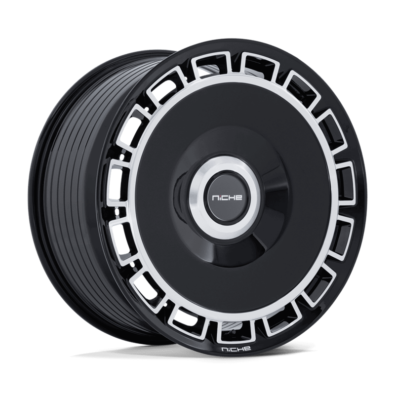 Niche Wheels | NC287 VENICE 24x10 ET30 - GLOSS BLACK W/ MACHINED FACE